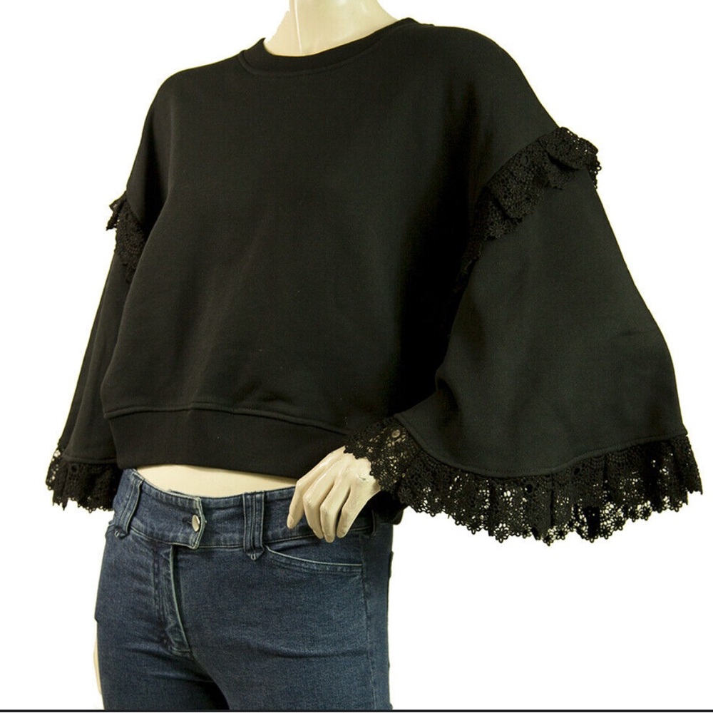 Msgm Cropped Sweater - image 1